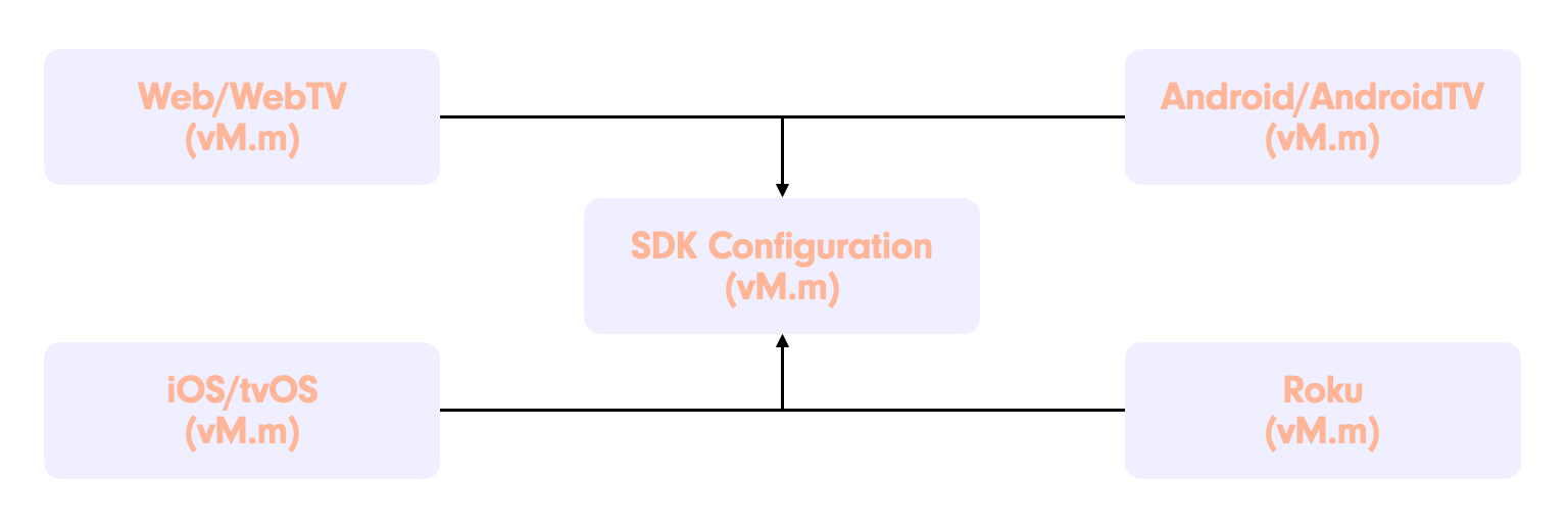 Documentation levels per version